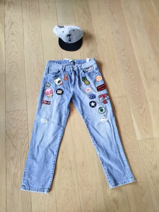 Pack Pantalón y Gorra con Parches