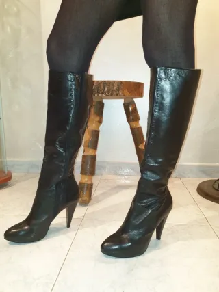 Stivali in cuoio n.40