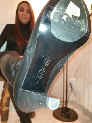 Stivali in cuoio n.40