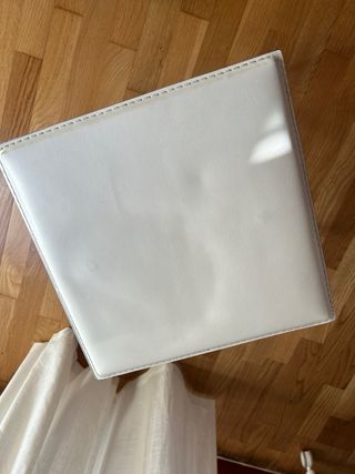 Taburete de cocina blanco