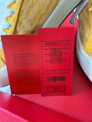 Zapatillas Carolina Herrera Amarillas