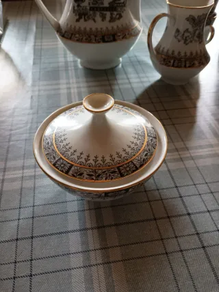 Juego café vintage Santa Clara porcelana