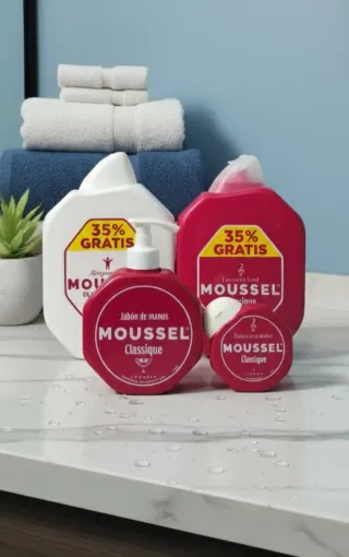 Pack 4 Moussel Baño y Ducha Classique