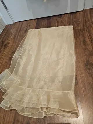 Vestido largo color champagne talla XS-S