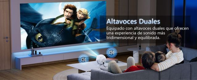 OFERTA PROYECTOR 1080P,ROTACION 360º ANDROID