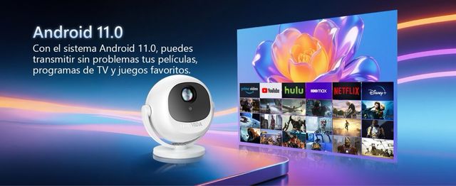 OFERTA PROYECTOR 1080P,ROTACION 360º ANDROID