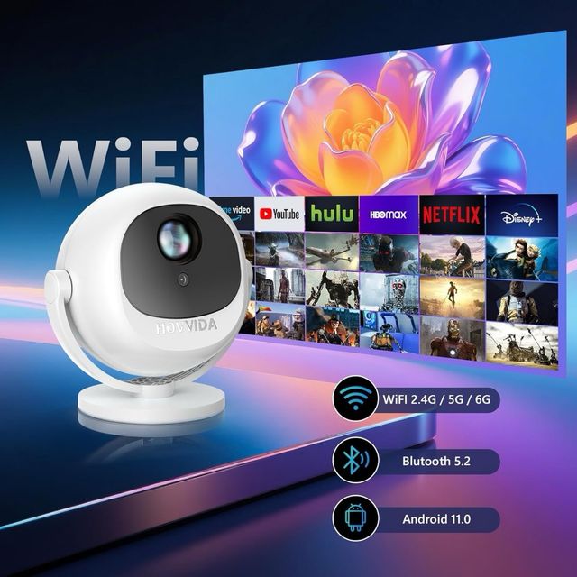 OFERTA PROYECTOR 1080P,ROTACION 360º ANDROID