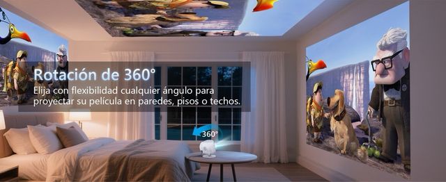 OFERTA PROYECTOR 1080P,ROTACION 360º ANDROID