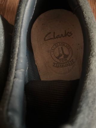 Zapatos Clarks Hombre Grises