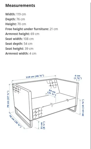 Sofá Knopparp Ikea Gris