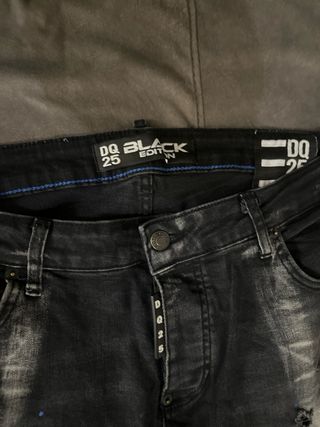 Pantalón Vaquero Negro Talla L