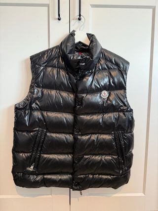 Chaleco Moncler Negro Talla L. Original.