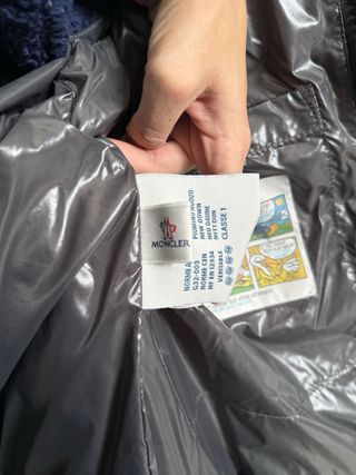 Chaleco Moncler Negro Talla L. Original.