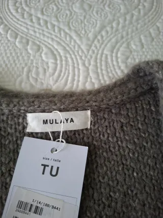 Chaleco Mulaya Talla Única Bordado