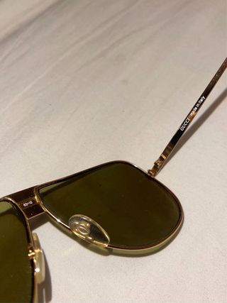 Occhiali da sole Gucci Aviator vintage anni '80