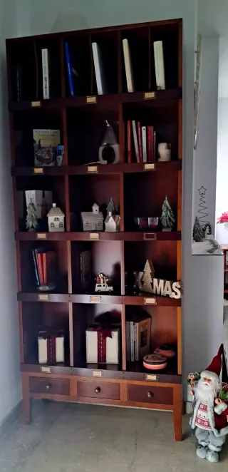 Librero Archivador Madera Estantería Cubículos