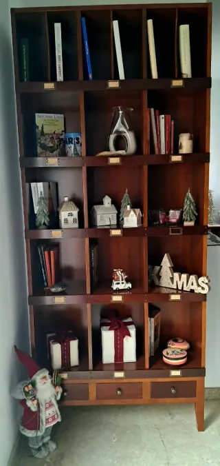 Librero Archivador Madera Estantería Cubículos