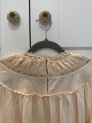 Blusa Zara Beige Manga Larga