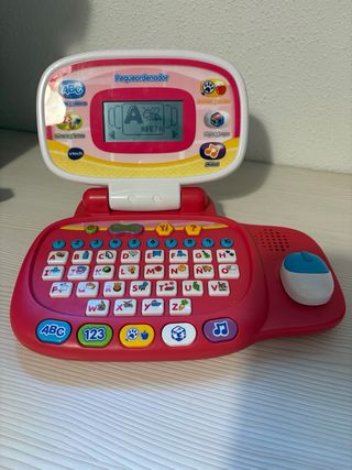 Ordenador VTech rosa para niños