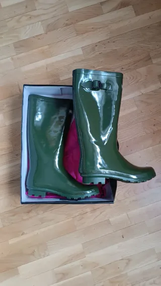 Botas de agua verdes