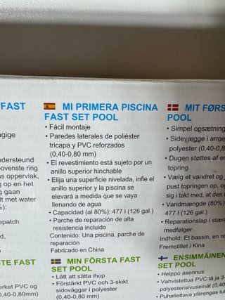 Piscina hinchable Bestway 213x38cm