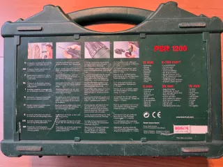 Taladro Atornillador Bosch PSR 1200 con maletín
