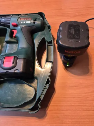 Taladro Atornillador Bosch PSR 1200 con maletín