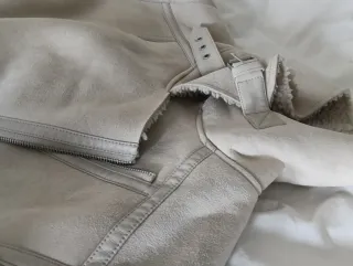 Chaqueta Springfield T38 Beige/Blanca