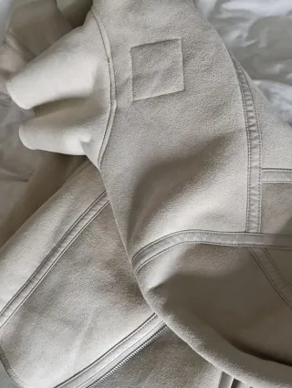 Chaqueta Springfield T38 Beige/Blanca