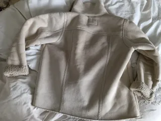 Chaqueta Springfield T38 Beige/Blanca