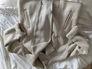 Chaqueta Springfield T38 Beige/Blanca
