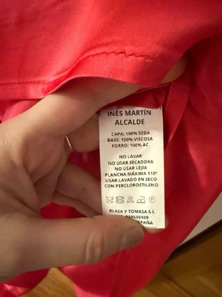 Vestido Ines Martin Alcalde con capa