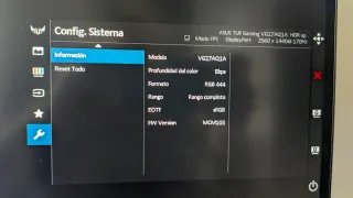 Monitor ASUS TUF Gaming VG27AQA1A 27" WQHD 2K
