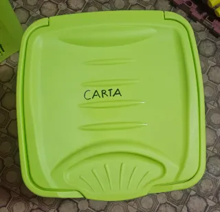 2 Cestini Portabiancheria Verdi lime