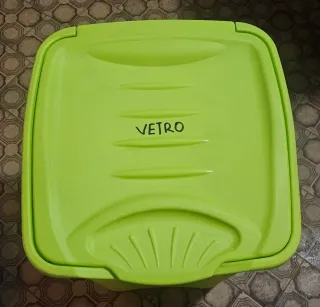 2 Cestini Portabiancheria Verdi lime