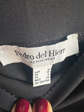 Leggings deportivos mujer Pedro de Hierro negros