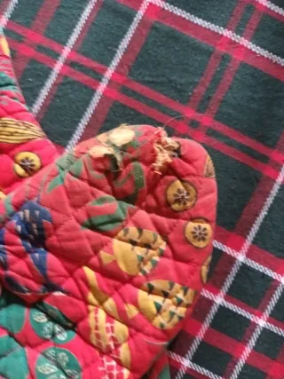 Manopole da forno vintage con fantasia