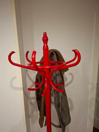 Perchero Paraguero Rojo