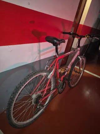 Bicicleta Conor Junior Roja y Plata