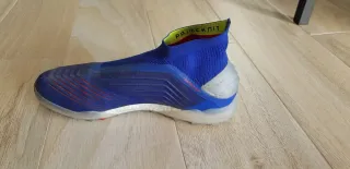 Botas Adidas Predator Multitaco Azul/Plata