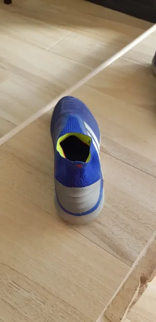 Botas Adidas Predator Multitaco Azul/Plata