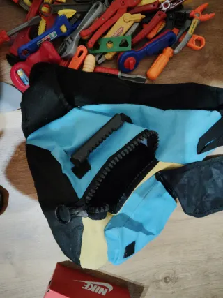 Juego de herramientas de juguete con bolsa