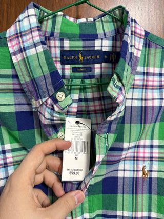 Camisa Polo Ralph Lauren Slim Fit M