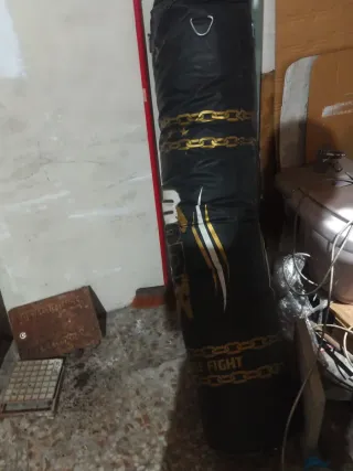 Saco de boxeo negro ❗UBICACIÓN ALMAGRO❗