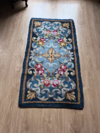 Alfombra antigua Nudo Español