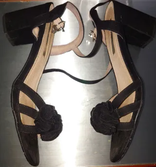 Sandalias Xti Tacón Negro Talla 40