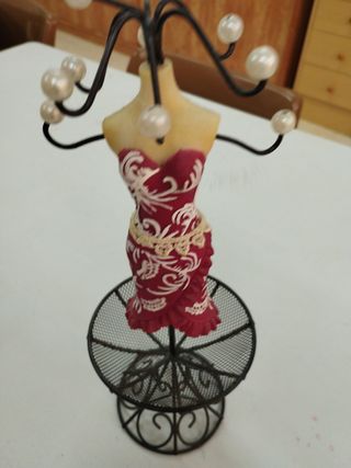 Porta anillos y collares maniquí