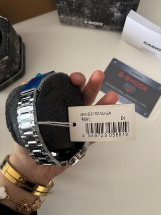 Reloj Casio G-Shock Azul y Plateado