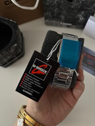 Reloj Casio G-Shock Azul y Plateado