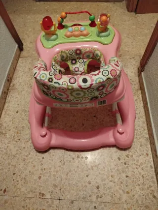 Tacataca passeggini rosa con giocattoli